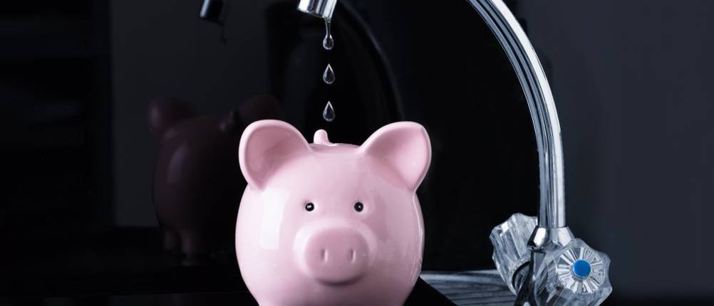 Wassersparende Waschmaschine