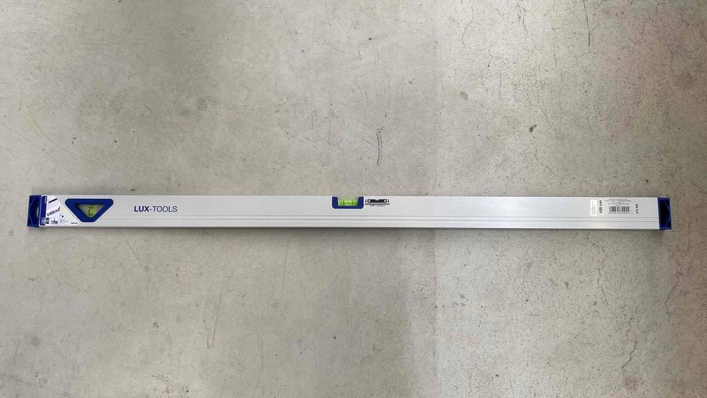 Wasserwaage-1m-Test: Gesamtansicht der Wasserwaage.