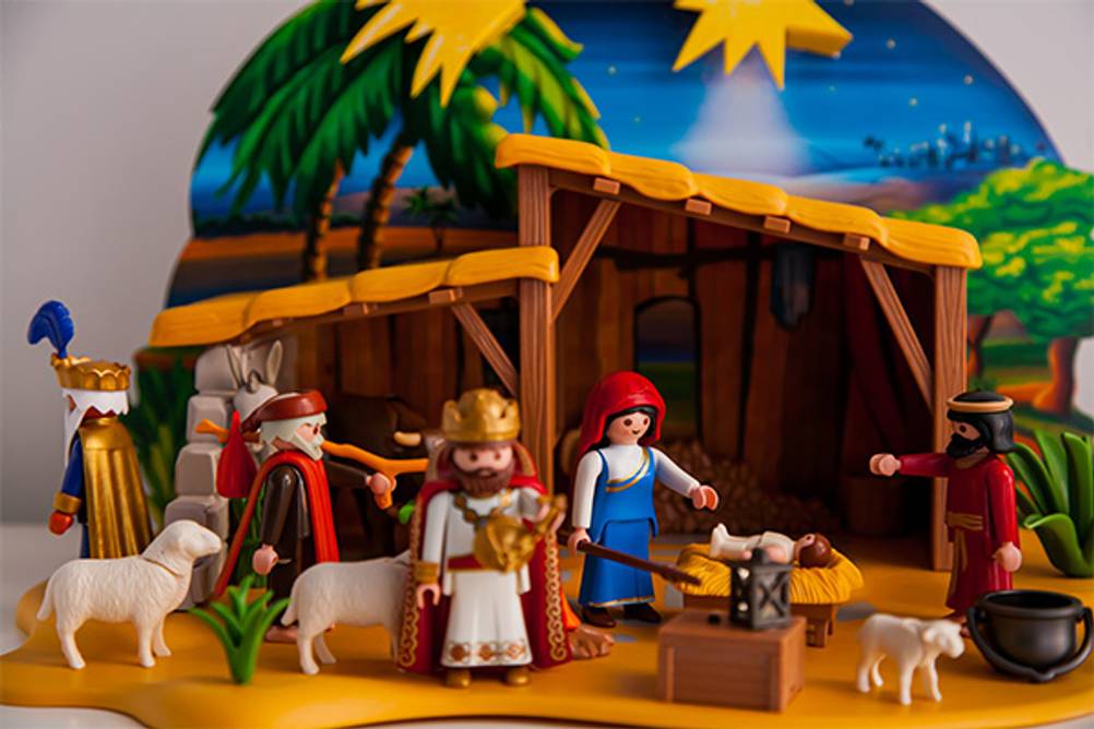 Weihnachtskrippe im Test: Eine Kinder-Krippe von Playmobil.
