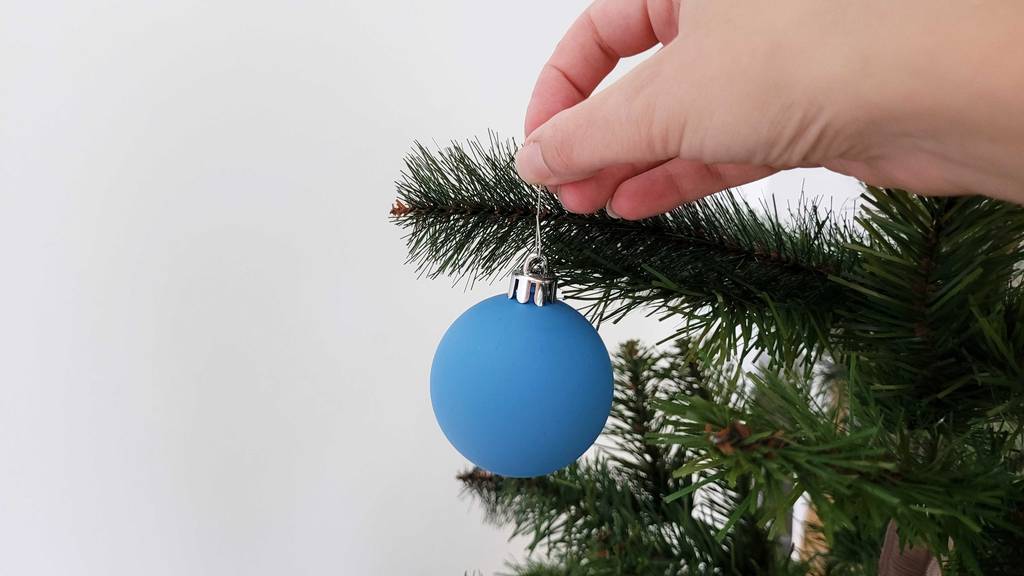 Weihnachtskugeln getestet: Kugel am Baum
