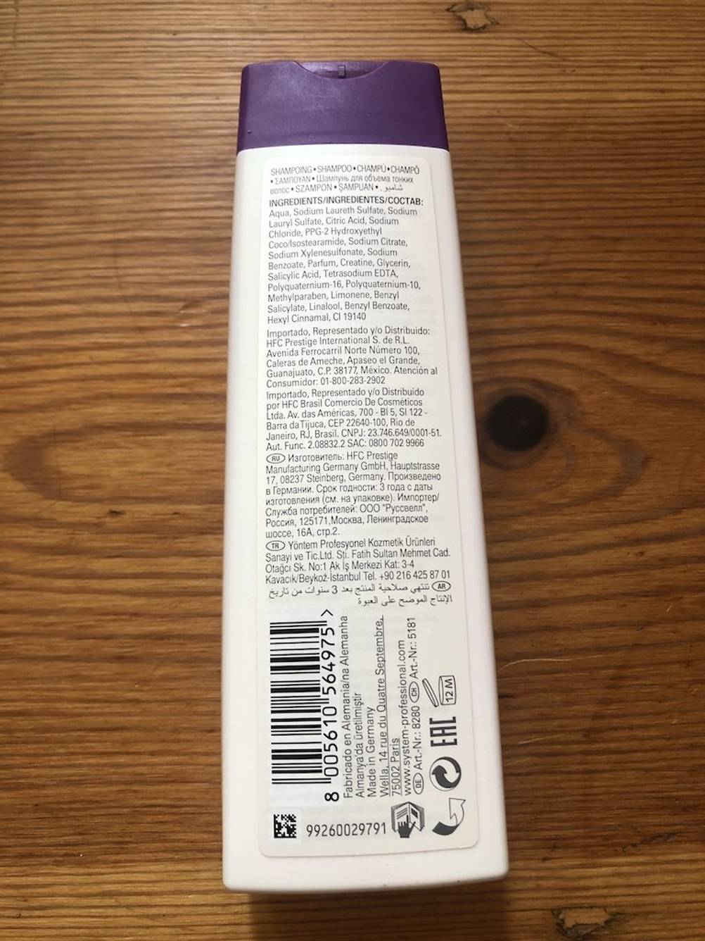 shampoo volumen