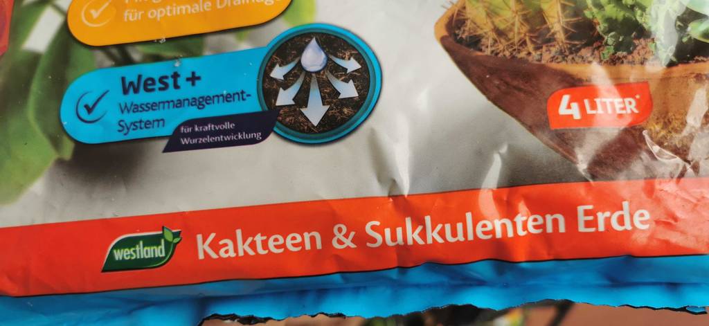 westland Sukkulenten- und Kakteenerde Nahaufnahme