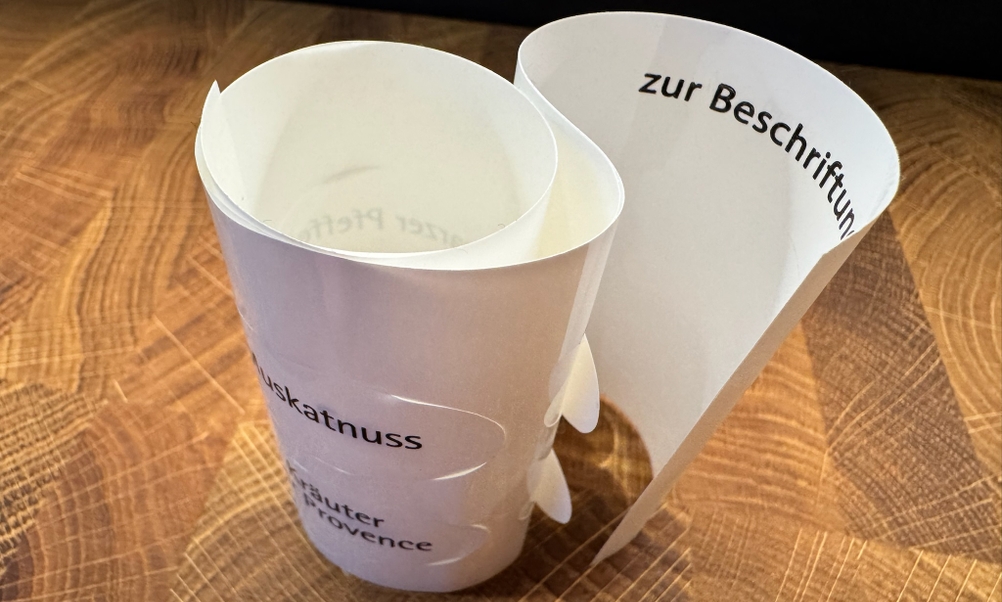 Aufkleber zur Beschriftung für die WMF 355906