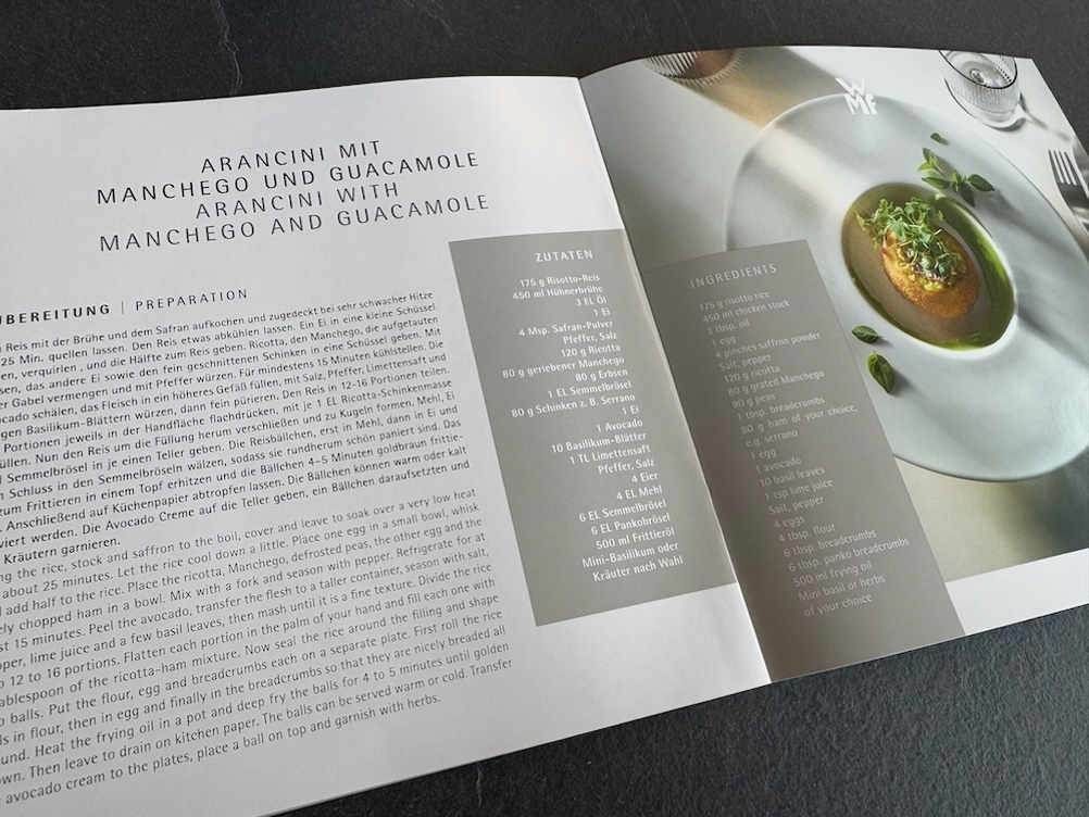 Rezeptheft beim WMF Provence Plus 4