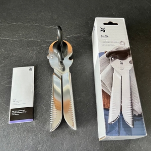 Karton, Dosenöffner und Anleitung des WMF-Tin-Up