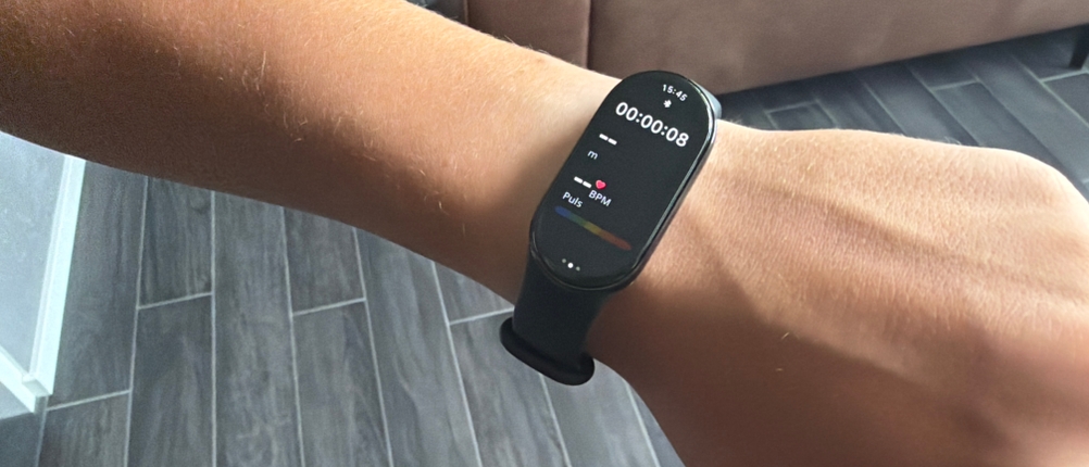 Auf dem Xiaomi Smart Band 10 ist ein Training aktiviert