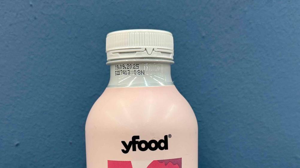Yfood-Drink im Test: Nahaufnahme der Verschlusskappe.