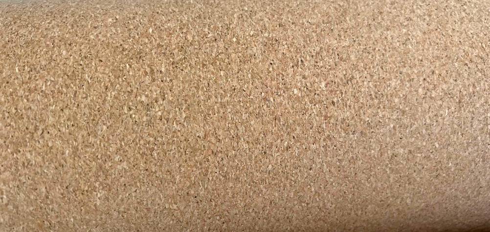 Kork-Yogamatte getestet: Nahaufnahme des Materials.