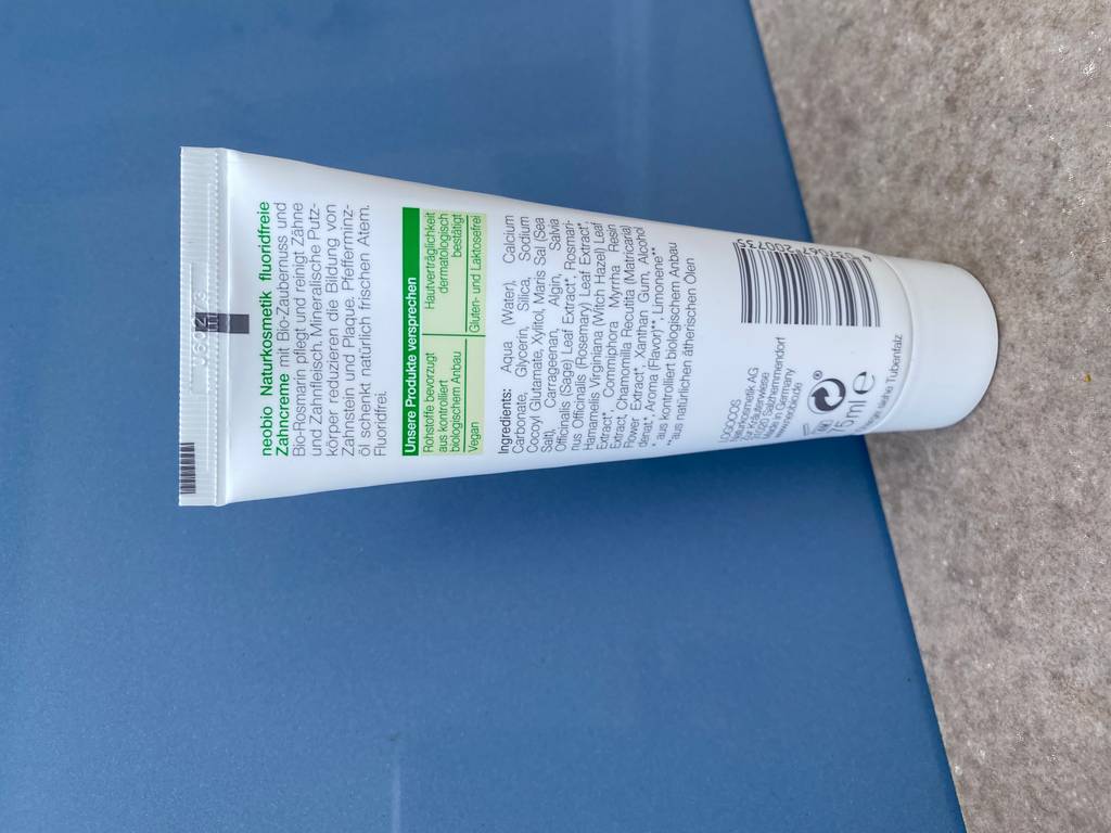 NEOBIO Zahncreme ohne Fluorid