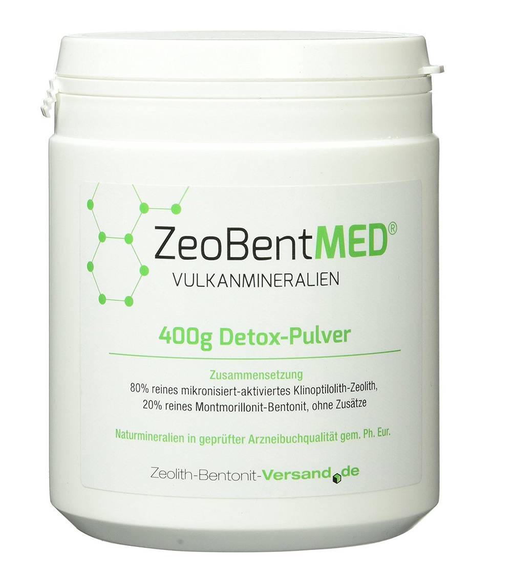 zeobent-pulver: test mit bentonit-präparat
