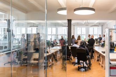 Mitarbeiter der VGL im Office
