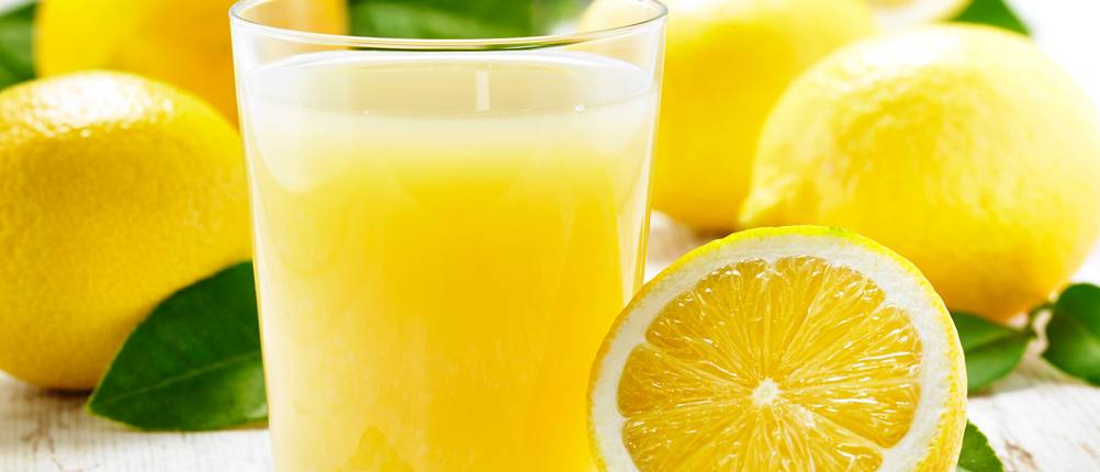Zitronensaft Test