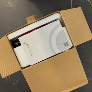 Die getestete Zuckerwattemaschine von Korona im Karton.