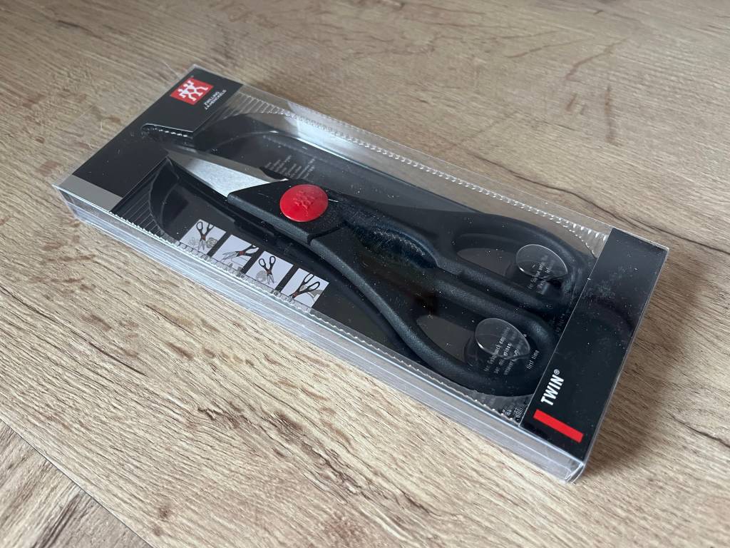 Zwilling-Küchenschere-Verpackung