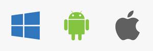 es gibt verschiedene betriebssysteme wie android, windows oder ios.