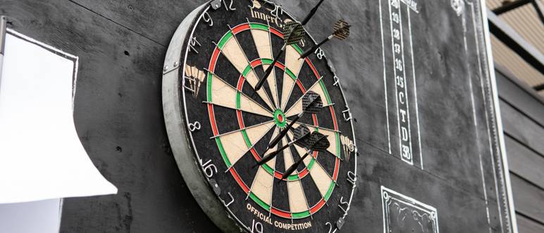 dartscheibe beleuchtung