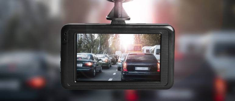 dashcam zeigt verkehr