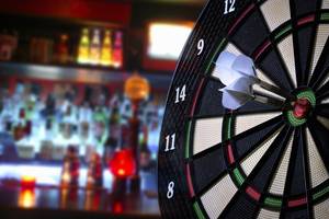 elektronische dartscheibe kork