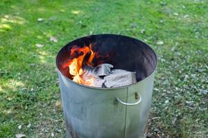 grilleimer aus blech
