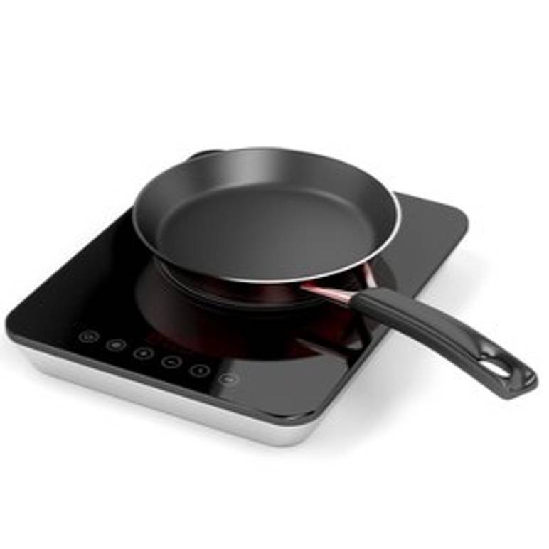 pfanne mit induktionskochplatte