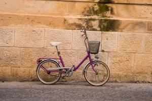 altes klapprad im retro look