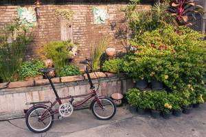 klapprad im vintage look