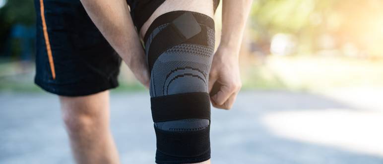 kniebandage beim joggen