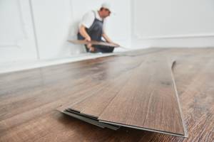 boden aus vinyl verlegt