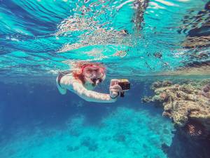 outdoor kamera im meer