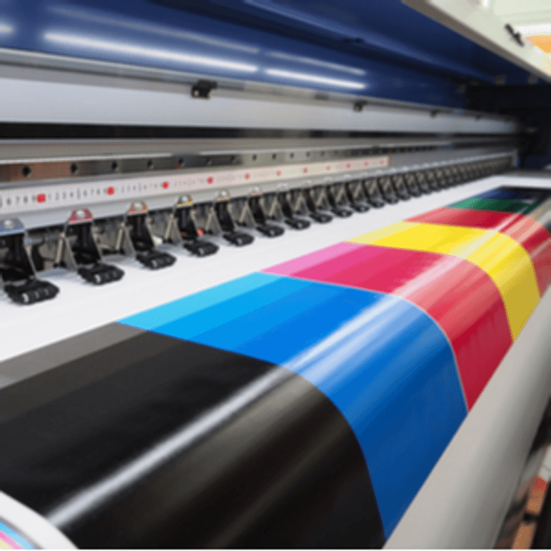 Plotter, der in besonders großem Format druckt