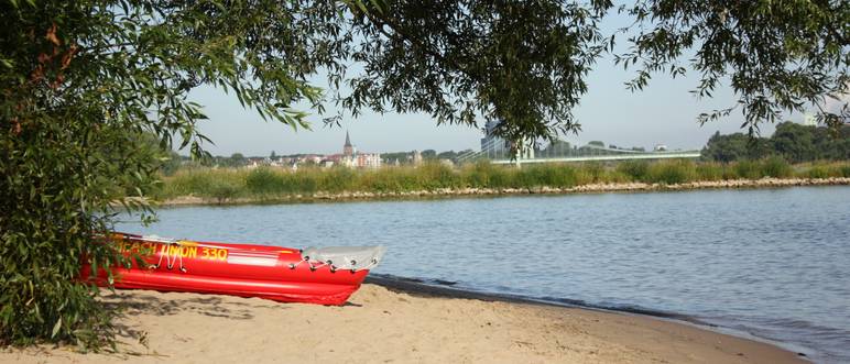 schlauchboot gute wasserlage