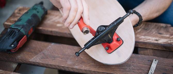 skateboard-achsen-montage