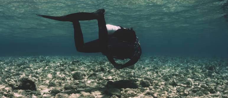 taucher im meer
