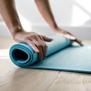yogamatte duenn